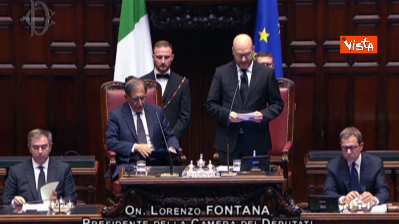 L'omaggio in Aula per Papa Francesco Fontana: "La sua scomparsa lascia un vuoto profondo"