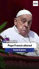 Al Arabiya presenter: Pope Francis altered funeral plans