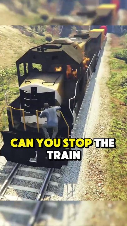 IS It Possible To Stop The Train In GTA5#gta5 #GTAV #gta6 #gtav #viral #gta #GTARP