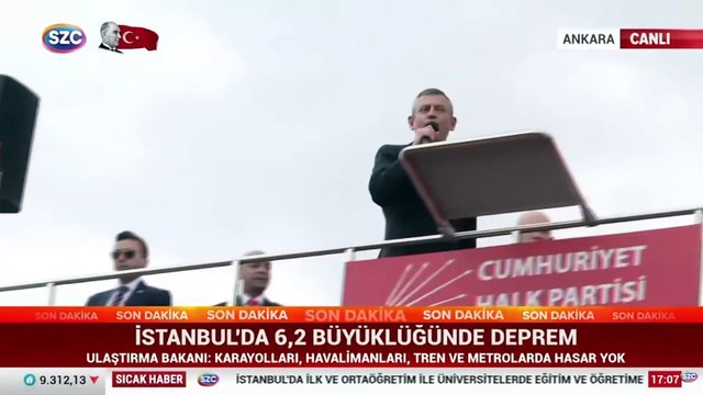 CHP'den Birinci Meclis önünde miting: Özgür Özel halka sesleniyor