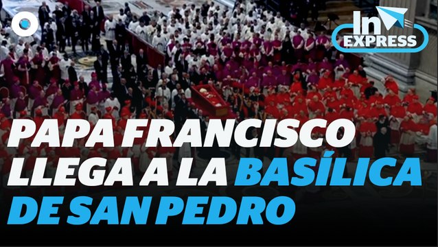 Papa Francisco llega a la basílica de San Pedro donde lo honrarán los fieles I Reporte Indigo
