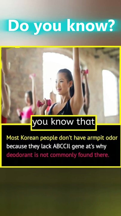 Why Most Koreans Don’t Have Armpit Odor | The ABCC11 Gene Explained