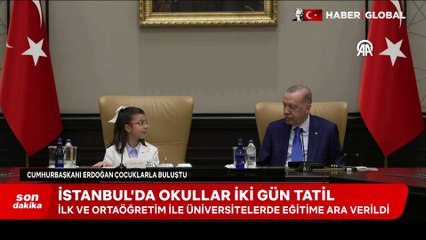 Cumhurbaşkanı Erdoğan, 23 Nisan'da koltuğunu küçük İpek'e devretti