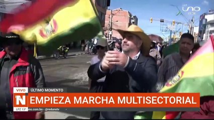 CAO A LA CABEZA DE LA MARCHA MULTISECTORIAL