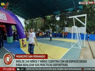 Apure | Rehabilitado espacio deportivo con el “Plan Mi Cancha Bonita" en el mcpio. San Fernando