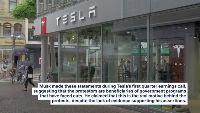 Elon Musk Hits Out At Tesla Protesters, Says They Profited From Government 'Waste And Fraud' He Cut Using DOGE: 'They're The Recipients Of Wasteful Largesse​'