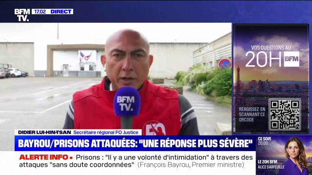 Il y a un soutien du gouvernement : Didier Lui-Hin-Tsan, secrétaire régional FO justice, revient sur la visite des ministres dans le centre pénitentiaire de Saint-Quentin-Fallavier