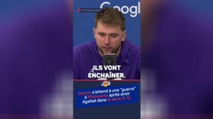 Lakers - Dončić : ''Au Minnesota, ça sera la guerre''