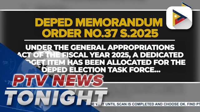 DepEd issues memo creating Election Task Force for 2025 midterm polls