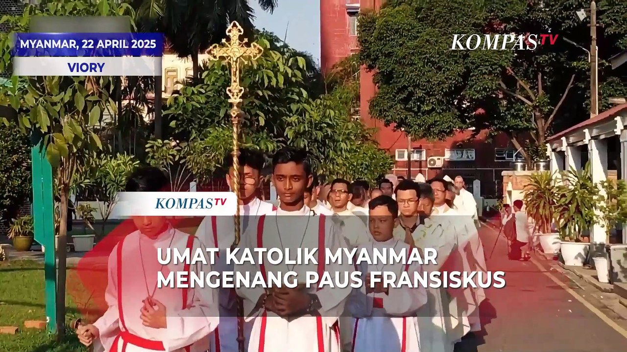 Momen Warga Myanmar Mengenang Paus Fransiskus, Diingat Sebagai Paus Pertama Kunjungi Myanmar