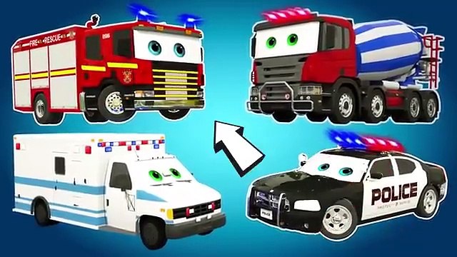 Siren Sounds Adventure 🚑🚓 | Ambulance & Police Car Fun | Nursery Rhymes - Wheel Craft City