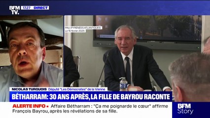 "Cette histoire va libérer la parole": Nicolas Turquois, député de la Vienne, revient sur le récit de la fille de François Bayrou