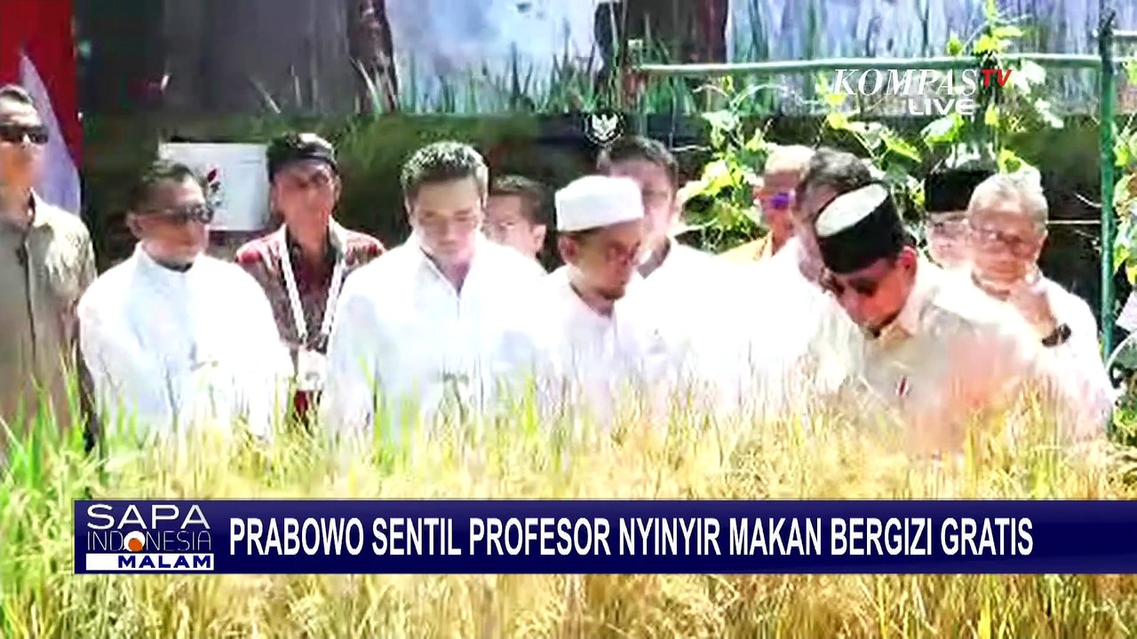Sentil Pihak yang Kritik MBG, Presiden Prabowo: Kagetnya Ada Profesor yang Nyinyir