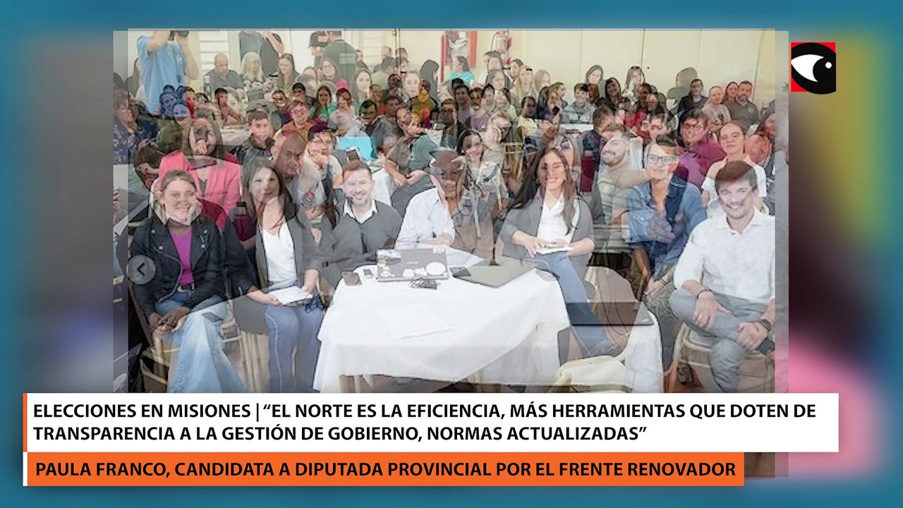 Elecciones en Misiones El norte es la eficiencia, más herramientas que doten de transparencia a la gestión de gobierno, normas actualizadas
