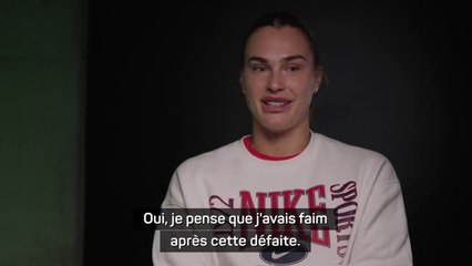 Madrid - Sabalenka : "J'avais faim après cette défaite à Indian Wells"