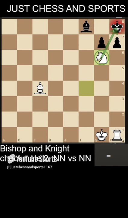 Bishop and Knight checkmate 2. NN vs NN