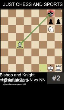 Bishop and Knight checkmate 1. NN vs NN