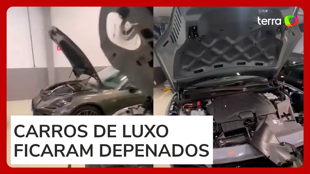 Grupo invade concessionária e rouba peças de Porsches em São Paulo; veículos ficaram depenados
