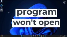 Solved - Programs won't open when i click on it windows 11 / 10 / 8 / 7