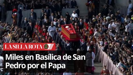 Traslado del Papa Francisco a la Basílica de San Pedro