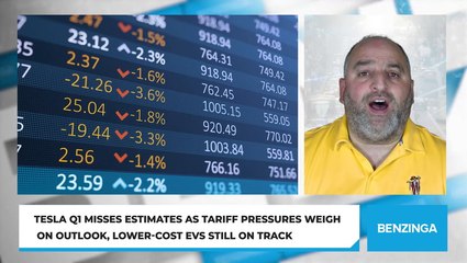 Tesla Q1 Misses Estimates As Tariff Pressures Weigh On Outlook, Lower-Cost EVs Still On Track