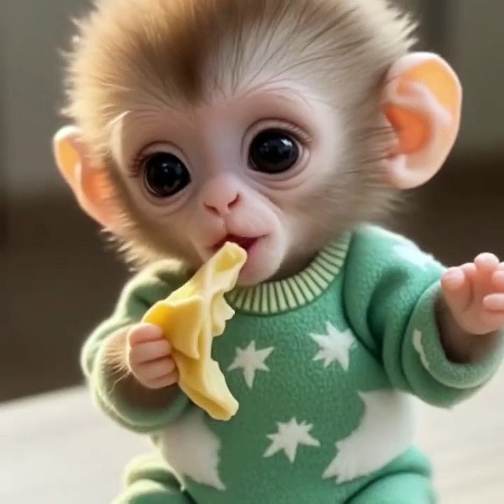 Unbelievably Cute Baby Animal Moments That Will Melt Your Heart! 🥰🐒  Must-Watch Monkey Clips!