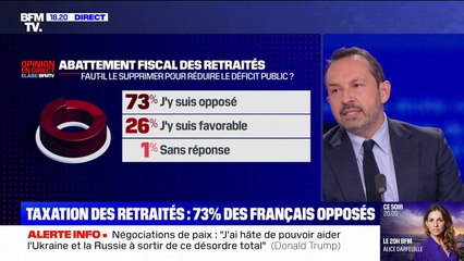 Abattement fiscal des retraités: "On va chercher l'argent dans la poche des retraités car ils ne manifestent pas", dénonce Sébastien Chenu (RN)