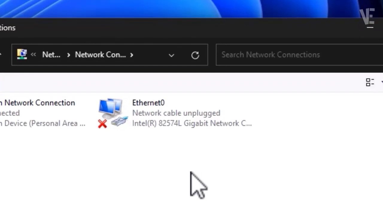 How do I fix network cable unplugged error