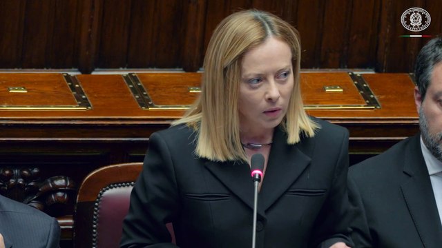 Meloni - Commemorazione di Papa Francesco a Camere riunite (23.04.25)