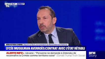 Lycée musulman Averroès: pour Sébastien Chenu (RN), "il y a une takia à tous les étages de la société"