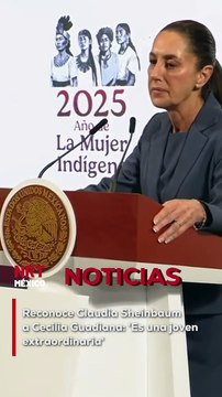 Durante la Mañanera del Pueblo, la presidenta Claudia Sheinbaum reconoció la convicción de la senadora Cecilia Guadiana: Vivió la muerte de su padre y siguió con la lucha .