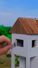 Can You Build a 2 Story House with Mini Bricks in Just 24 Hours?#miniature #shorts