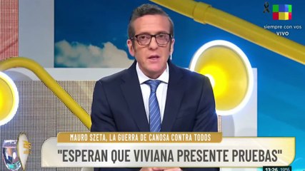 El inquietante detalle que Mauro Szeta no dejó pasar de la denuncia de Viviana Canosa