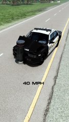 Grand Marshal vs Bollard, 10 MPH to 160 MPH #beamngdrive #beamngcrashes