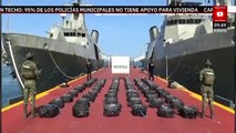Marina asegura 4.2 toneladas de presunta cocaína, hay 5 personas detenidas