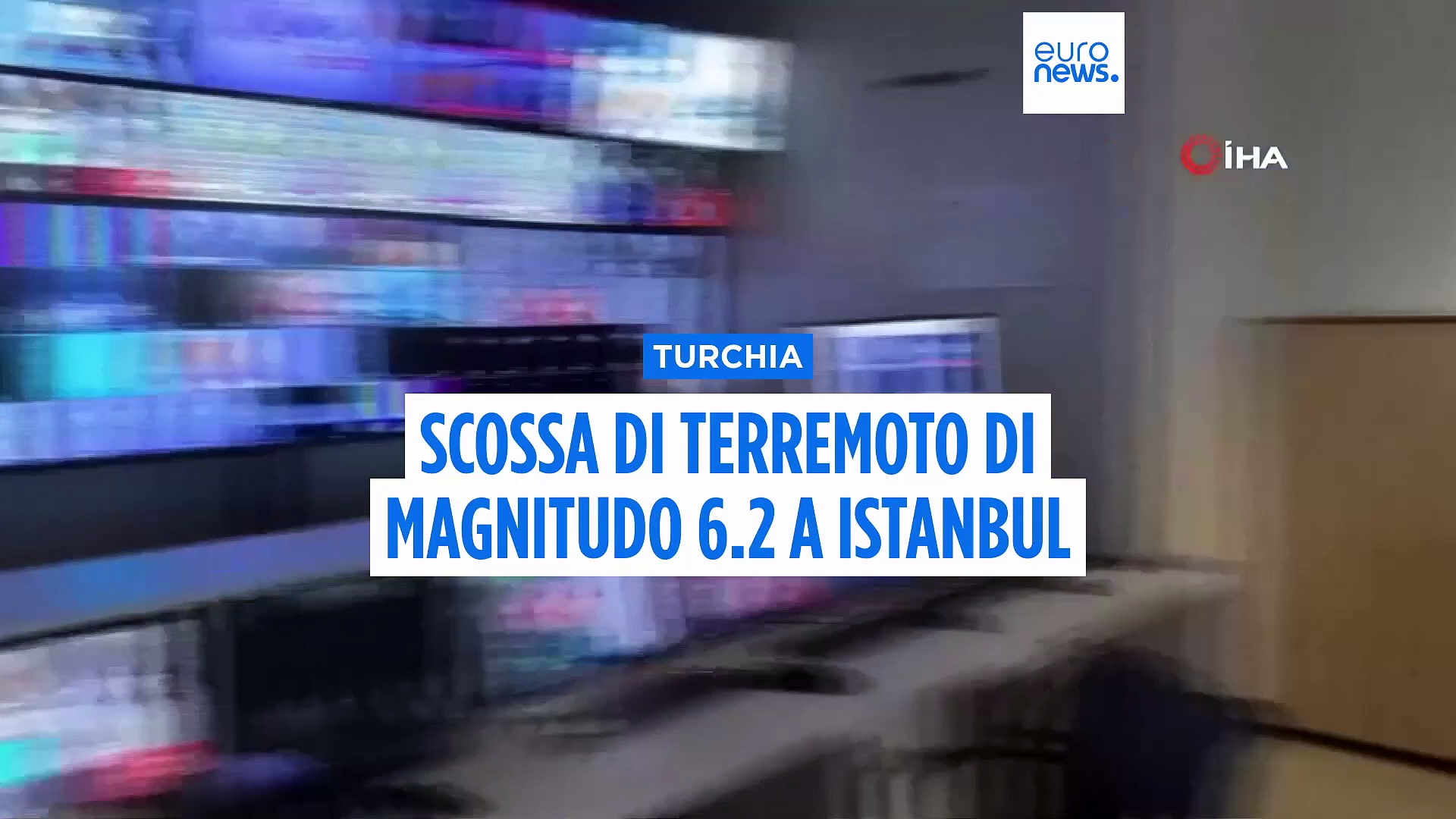 Video Turchia: scossa di terremoto di magnitudo 6.2 al largo di Istanbul