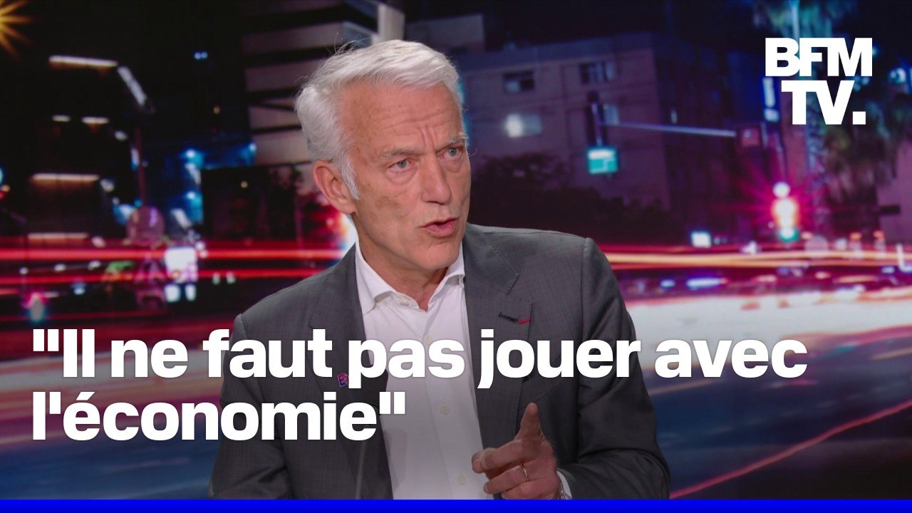 Droits de douane, emplois: l'interview en intégralité de Patrick Martin, président du MEDEF