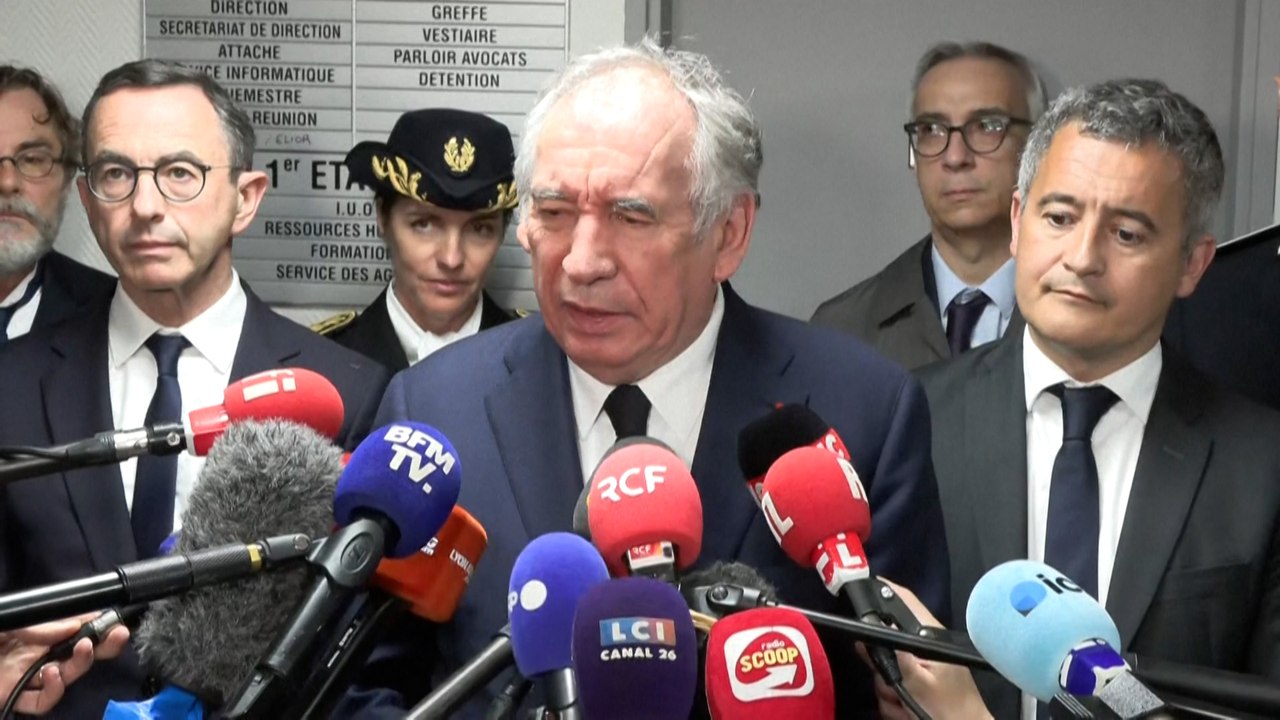Attaques de prisons : « Nous sommes absolument déterminés », assure François Bayrou