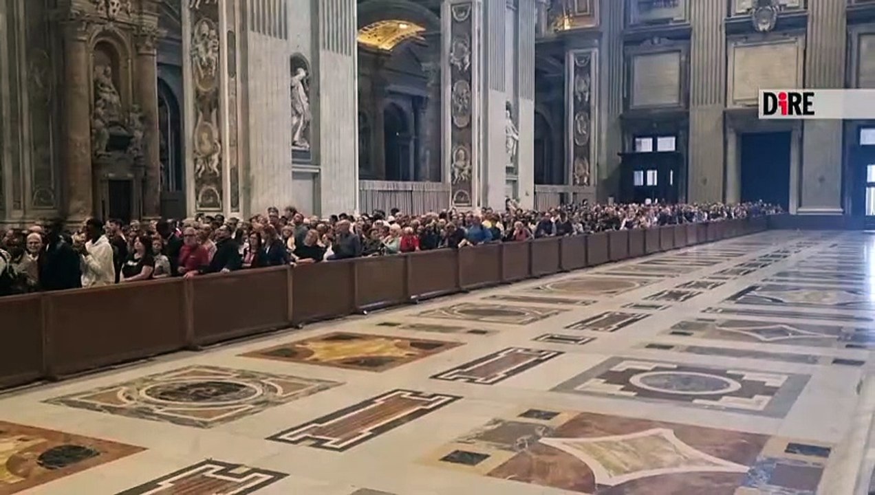 Roma - PAPA. DALLE 11 A SAN PIETRO L'OMAGGIO DEI FEDELI A FRANCESCO (23.04.25)
