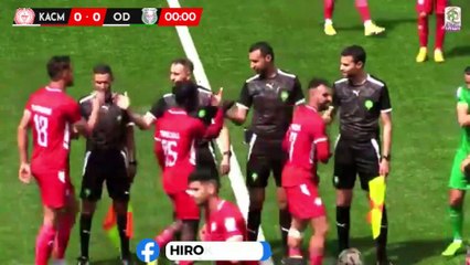 بث مباشر الكوكب المراكشي ضد اولبيك دشيرة شوط الاول