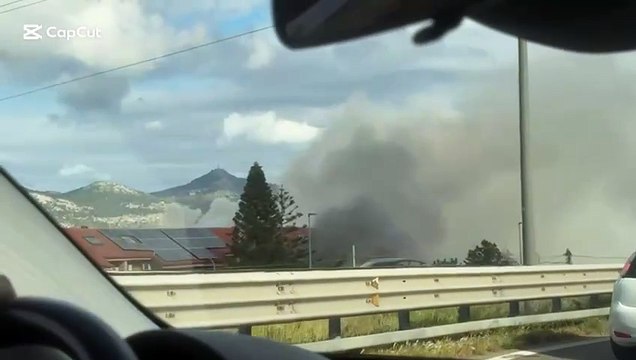 Il video dell'incendio in una villetta in viale Regione Siciliana a Palermo