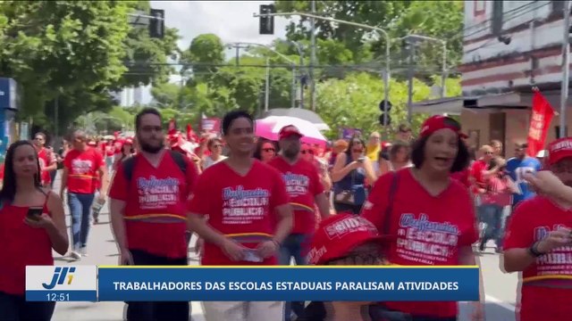 Trabalhadores das Escolas Estaduais paralisam atividades