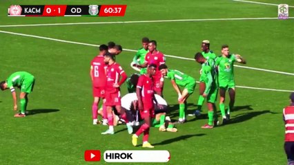 بث مباشر الكوكب المراكشي ضد اولبيك دشيرة شوط الثاني