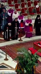 la monja que lloró delante del Papa