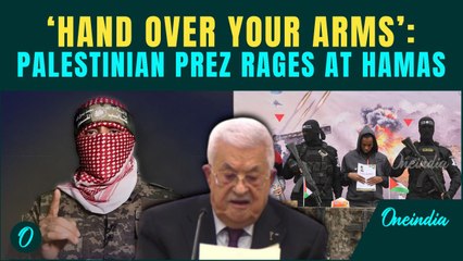 ‘You Sons of D*gs’: Abbas Explodes at Hamas in Shocking Rant, Warns Release Hostages Or… | VIDEO