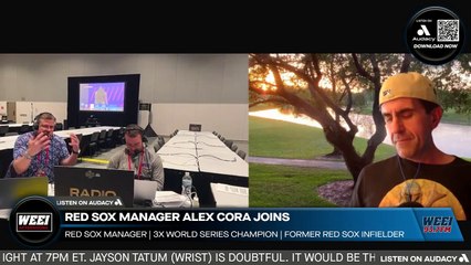 Alex Cora joins WEEI Afternoons