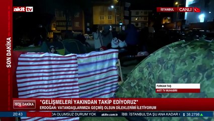 İstanbul'daki depremin ardından bazı vatandaşlar evlerine girmedi