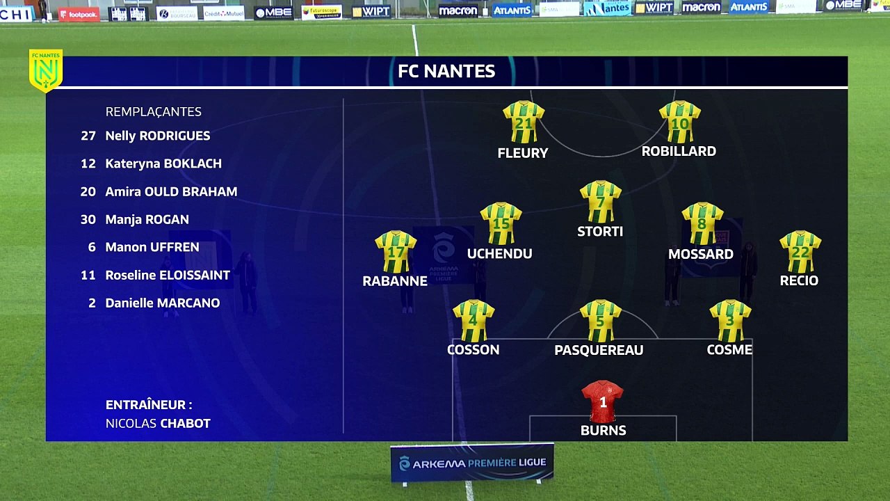 J21 I FC Nantes vs OL en replay (0-2) I ARKEMA Première Ligue 2024-2025