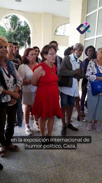 La exposición Gaza , inaugurada en La Habana, Cuba, reúne 60 obras