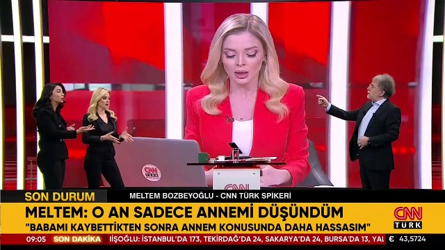 Depreme canlı yayında yakalanan CNN TÜRK Spikeri Meltem Bozbeyoğlu o anları anlattı...